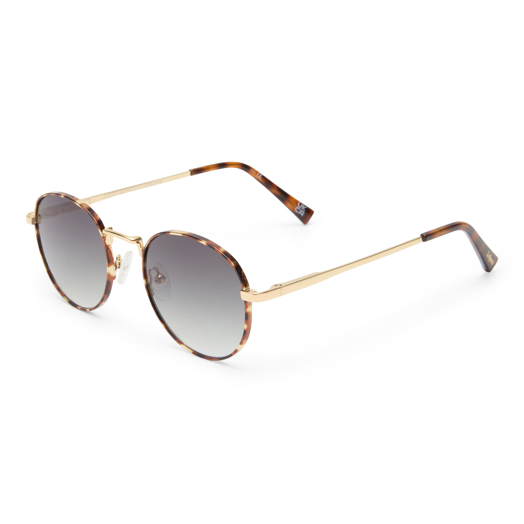 Lost Legacy Gold Tort Round Sunglass - Size 51