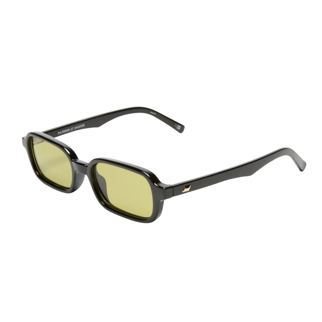 Pilferer Black Rectangle Sunglass - Size 50